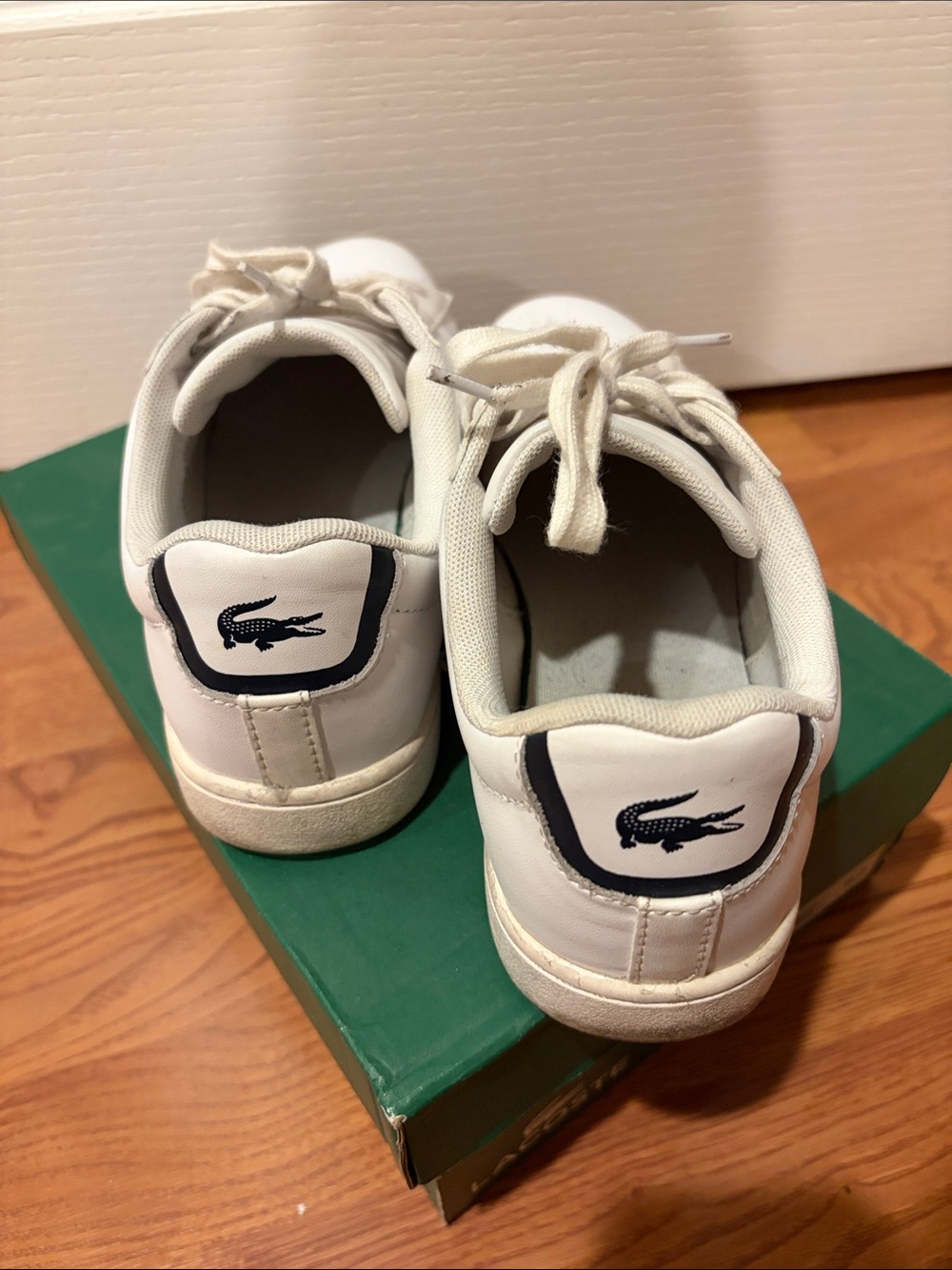 Lacoste White Leather Sneakers - Picture 3 of 6